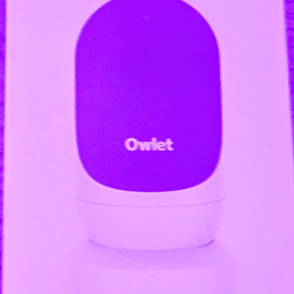 Owlet Baby Monitor in Purple and White Brand New